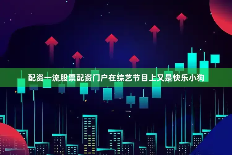 配资一流股票配资门户在综艺节目上又是快乐小狗